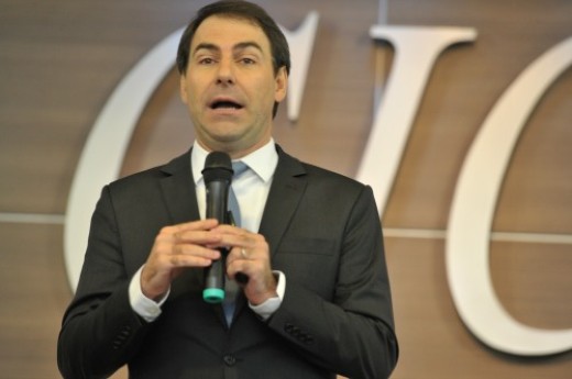 Rossano Oltramari, da XP Investimentos, analisou panorama econômico brasileiro na reunião-almoço da CIC - Foto: Julio Soares/Objetiva