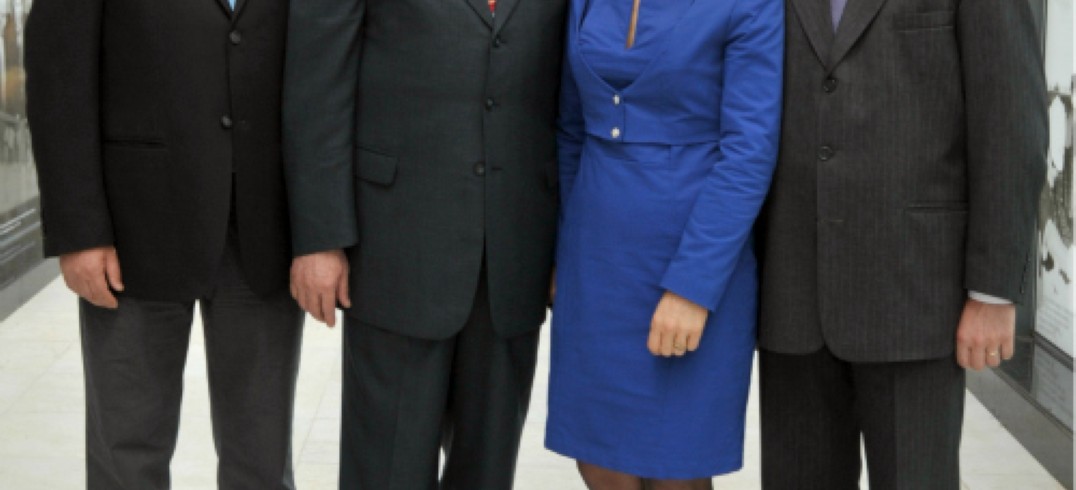 Reomar Slaviero, Carlos Heinen, Analice Carrer e Celestino Loro estarão à frente da CIC a partir de 1º de janeiro de 2012. Foto Marina Granzotto.