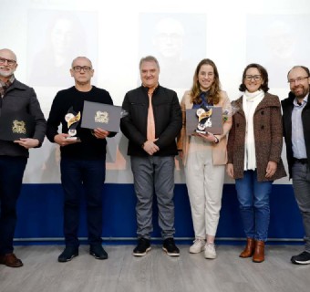Paola Benevenuto, Ronei Tonet e Ubiratã Rezler foram apresentados como Embaixadores do Turismo deste ano - Foto: Ricardo Rech
