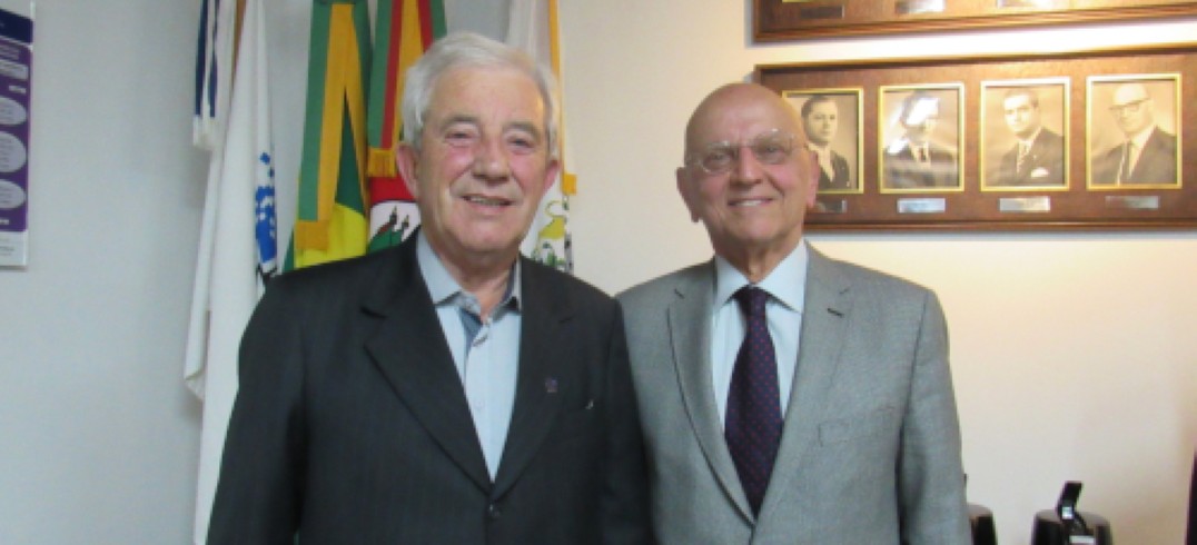 Nadir Rizzi (E) e Dagoberto Lima Godoy (D): mais dois anos à frente do colegiado